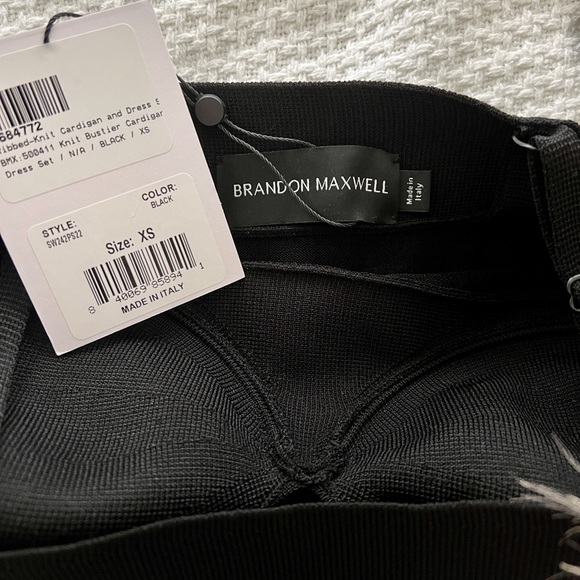 Brandon Maxwell Black Bustier Dress XS - Picture 11 of 12